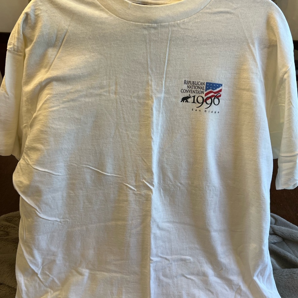 White 1996 Republican National Convention T-Shirt